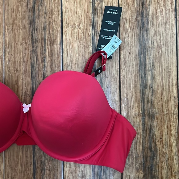 🆕 NWT - lightly lined & back smoothing t-shirt demi bra. 🔥 - Picture 7 of 7